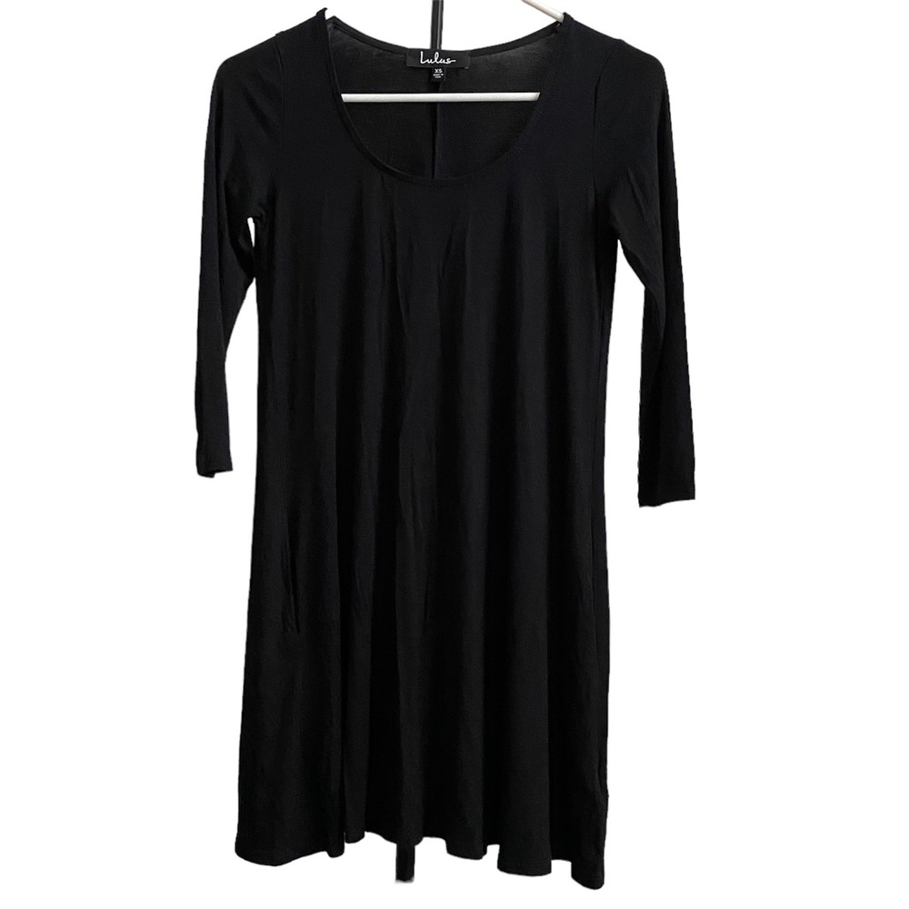Lulu’s Soft lounge Little Black Dress Size XS